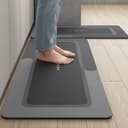 Figment Kitchen Mats 2-Piece Set - Non-Slip Waterproof Comfort Rugs - Image 2