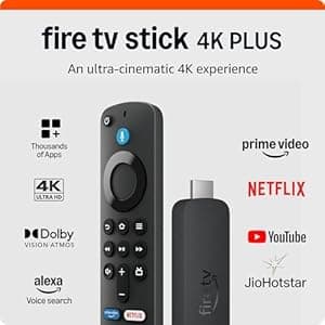 Amazon Fire TV Stick 4K Plus - Alexa Voice Search, HDR10+, Wi-Fi 6